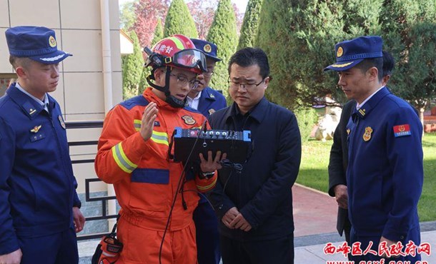 孔衛濤調研全區消防工作